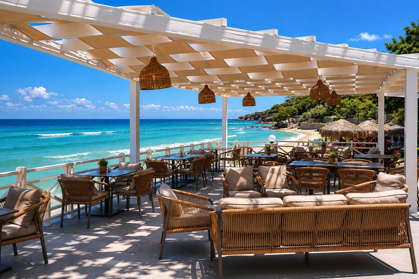 Ladofanaro seaside dining in Zakynthos